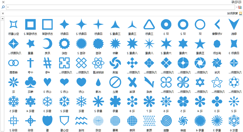 emc易倍官方下载
常用形状符号